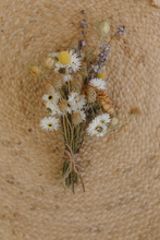 Dried flowers bunch, small, larkspur, billy buttons, scabious, strawflowers, RTS