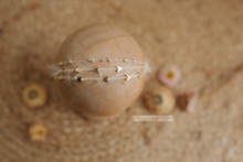 Baby newborn butterfly tieback, gold, pastel, cream, halo, RTS