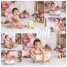 9-12 months size baby girl romper, pink, sequin stars, tulle, frilly, Made to order