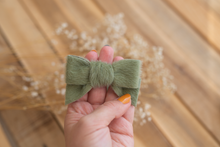 Baby girl hairy velvet bows tiebacks set, yellow, lilac, pink, sage green, made to order