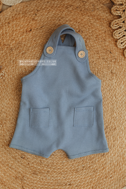 12-18 months size baby dungarees, blue, RTS