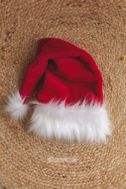 Christmas Santa hat, fur, red, sitter, adult, kids, made to order