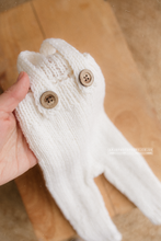 Baby newborn dungarees, boho, straps, white, lifestyle photography props, made to order