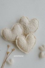 Posing heart, lace, boho, vintage, beige, cream, neutral, RTS