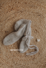 Baby newborn bunny bonnet, grey, ears, Easter, rabbit, bunny, RTS