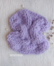 Knitted chunky layer, fluffy soft, lilac, made to order