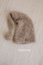 Knitted baby newborn hat, knitted, taupe, grey, oatmeal, RTS