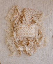 Boho layer, pillow set, pastel, floral, vintage, RTS