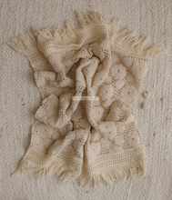 Vintage layer, beige, floral, fringe, boho, RTS