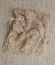 Vintage layer, beige, floral, fringe, boho, RTS