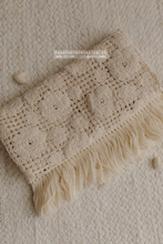 Vintage layer, beige, floral, fringe, boho, RTS