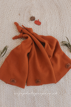 Baby newborn sleepy hat, knot, burnt orange, little pumpkin, patch, fall, RTS