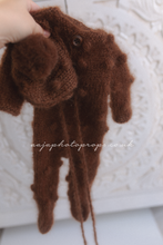 Baby newborn footed romper, bonnet set, bobble, pyjama, pom pom, green, made to order