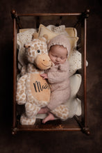 Baby newborn knitted romper and bonnet, pastel blush pink, made to order