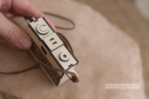 Small wooden camera, Say cheese, decoration, prop, RTS