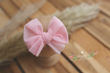 Baby newborn sitter girl bow tiebacks set, pink, purple, lilac, green  big RTS
